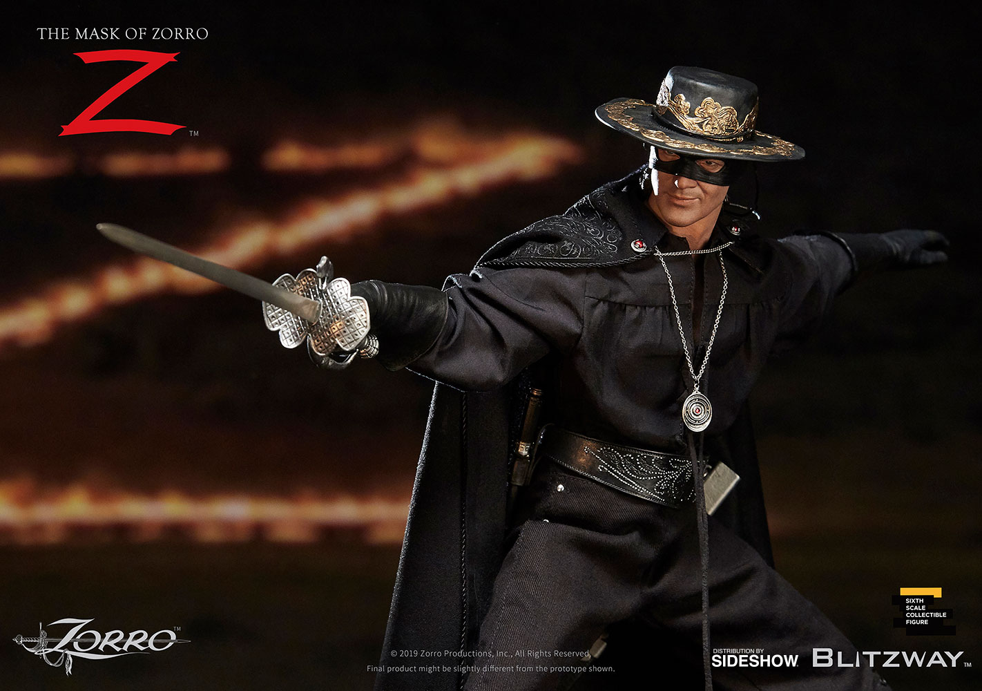 Zorro Sixth Scale Figure by Blitzway