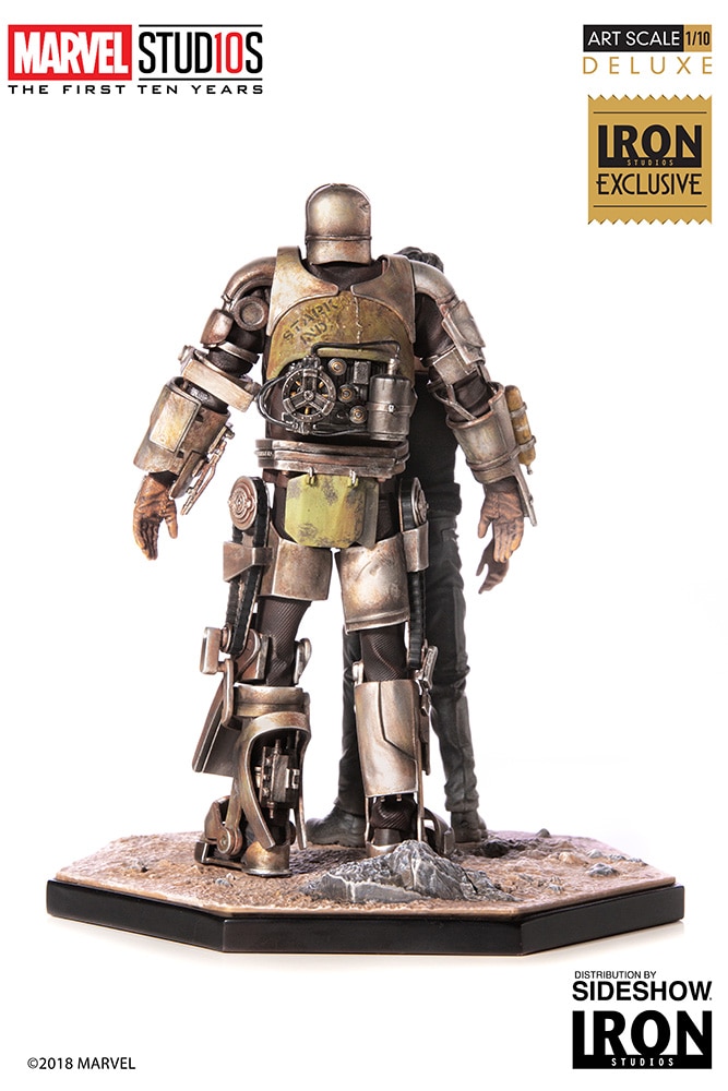 Iron Man Mark I and Tony Stark