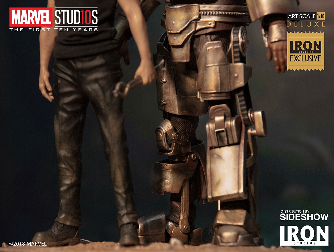 Iron Man Mark I and Tony Stark