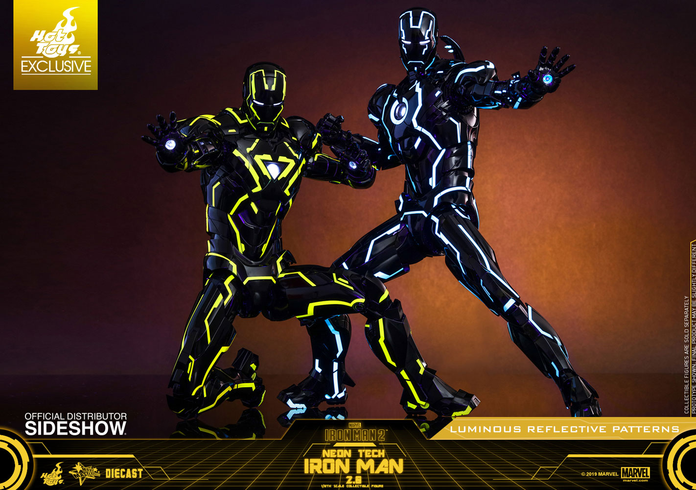 Neon Tech Iron Man 2.0