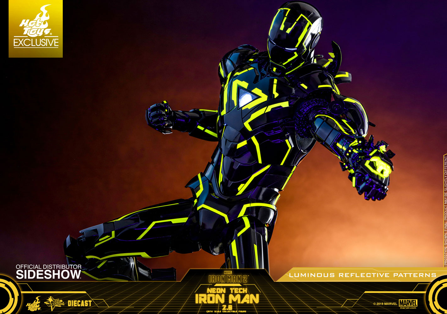 Neon Tech Iron Man 2.0