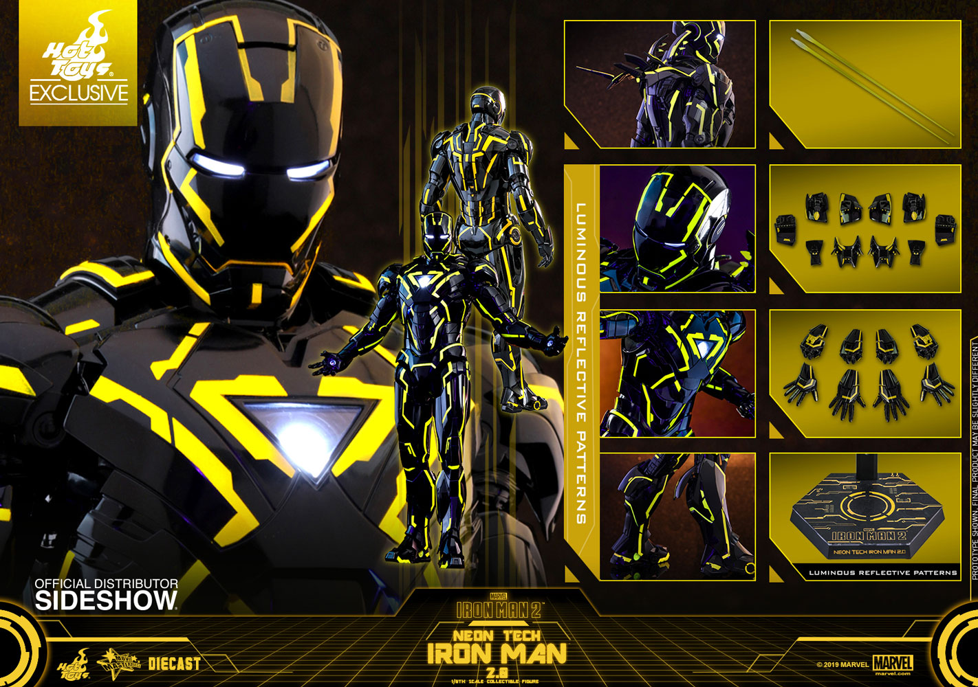 Neon Tech Iron Man 2.0