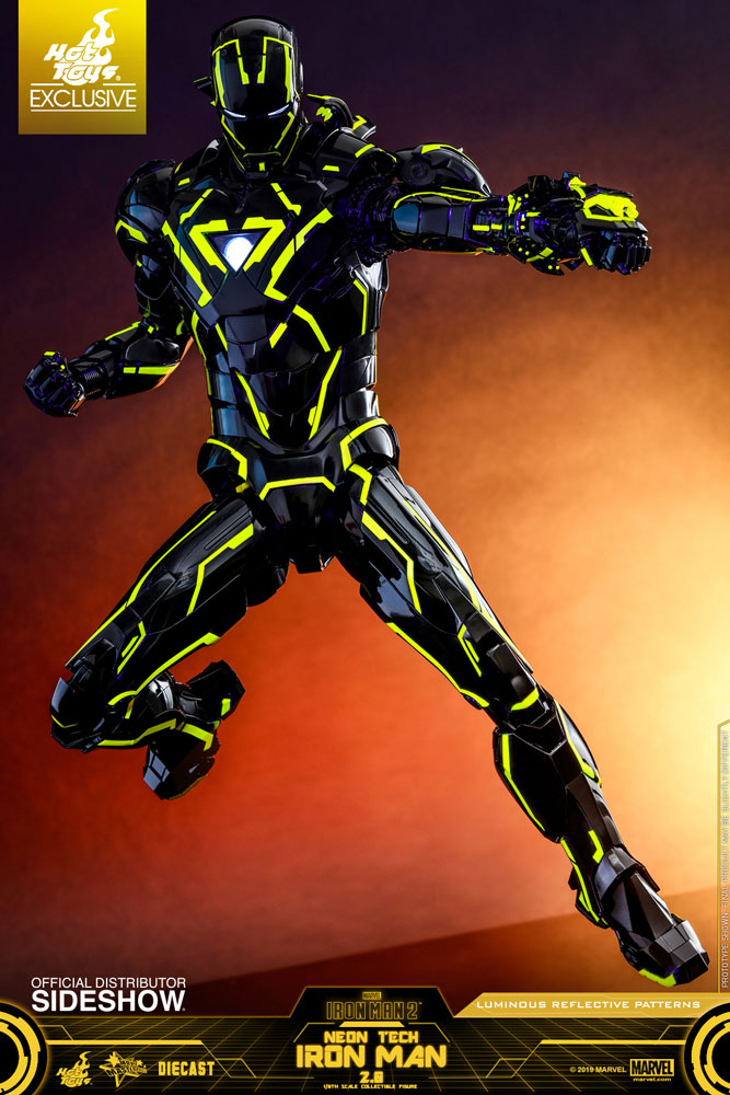 Neon Tech Iron Man 2.0