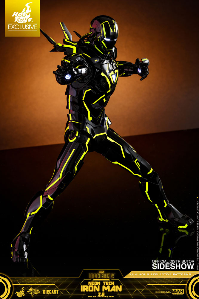 Neon Tech Iron Man 2.0
