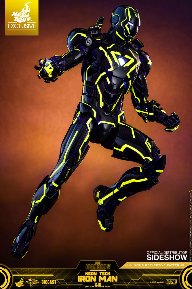 Neon Tech Iron Man 2.0