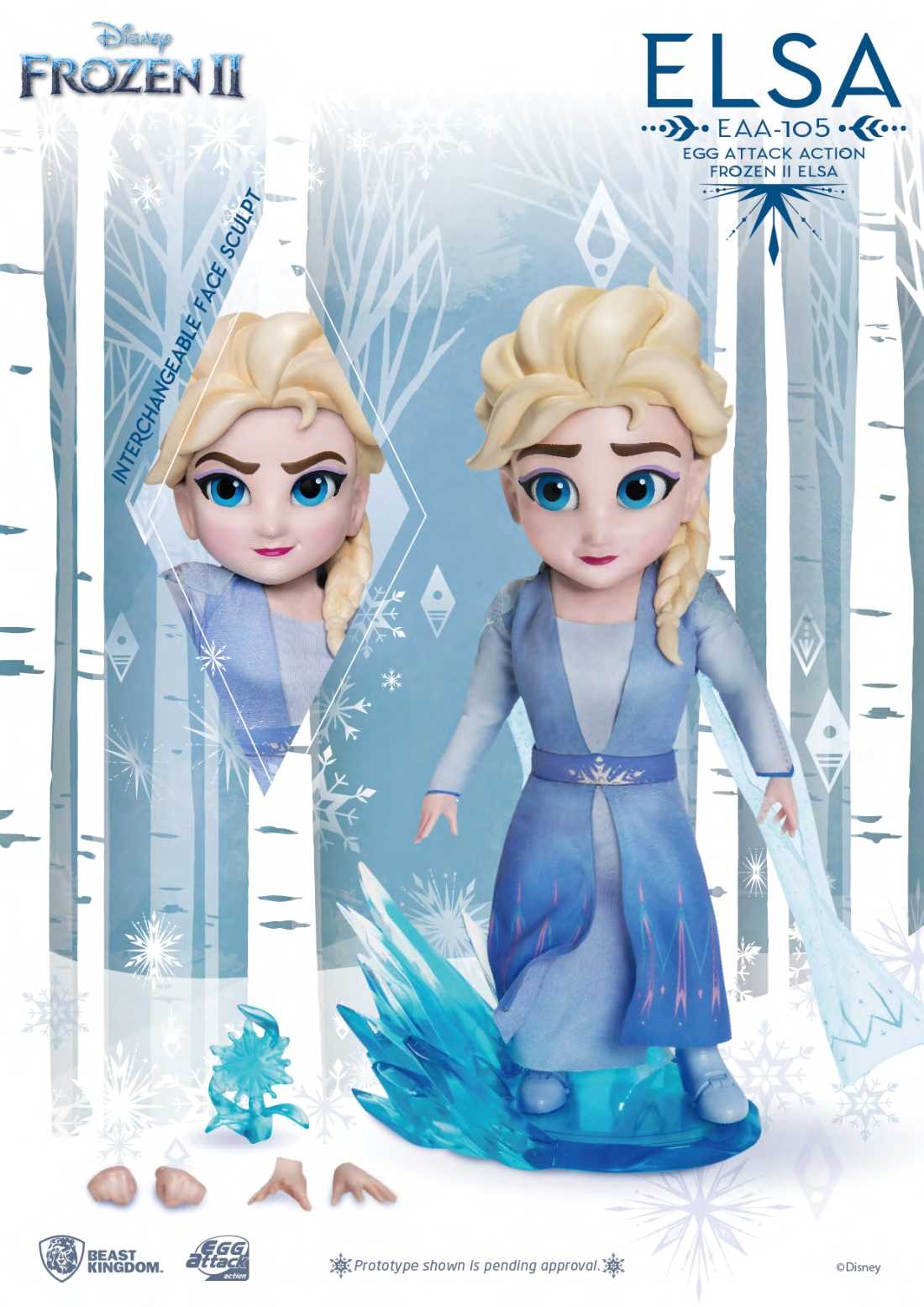 Elsa: Frozen 2 (Egg Attack Action) Beast Kingdom