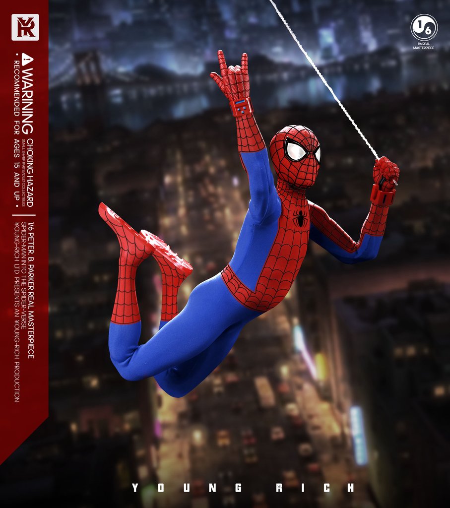YOUNGRICH TOYS SP007 1/6 Spider-Man Parallel World Middle-aged Parker Amateur Edition (Hero Suit)