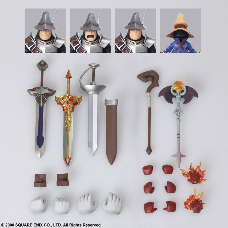 FINAL FANTASY IX BRING ARTS VIVI Ornitier & Adelbert Steiner Action Figures