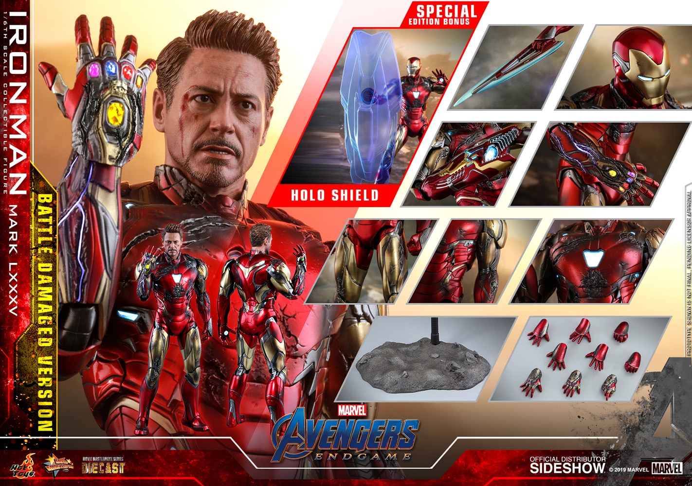 Iron Man Mark LXXXV (Battle Damaged Version) Special Edition