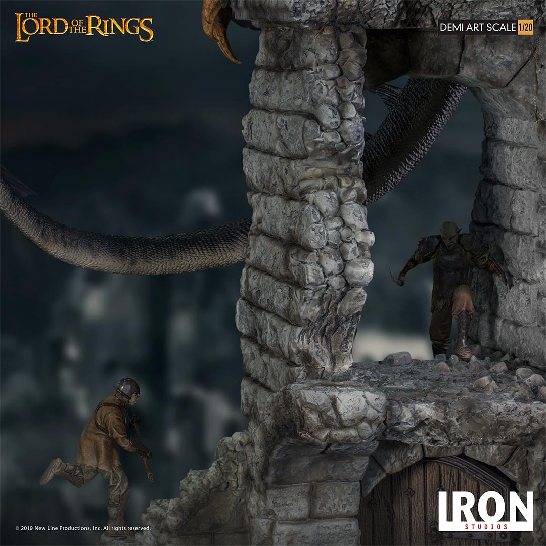 Iron Studios: Fell Beast Diorama Demi Art Scale 1/20 - Lord of the Rings