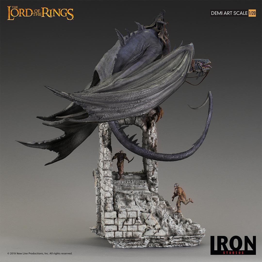 Iron Studios: Fell Beast Diorama Demi Art Scale 1/20 - Lord of the Rings