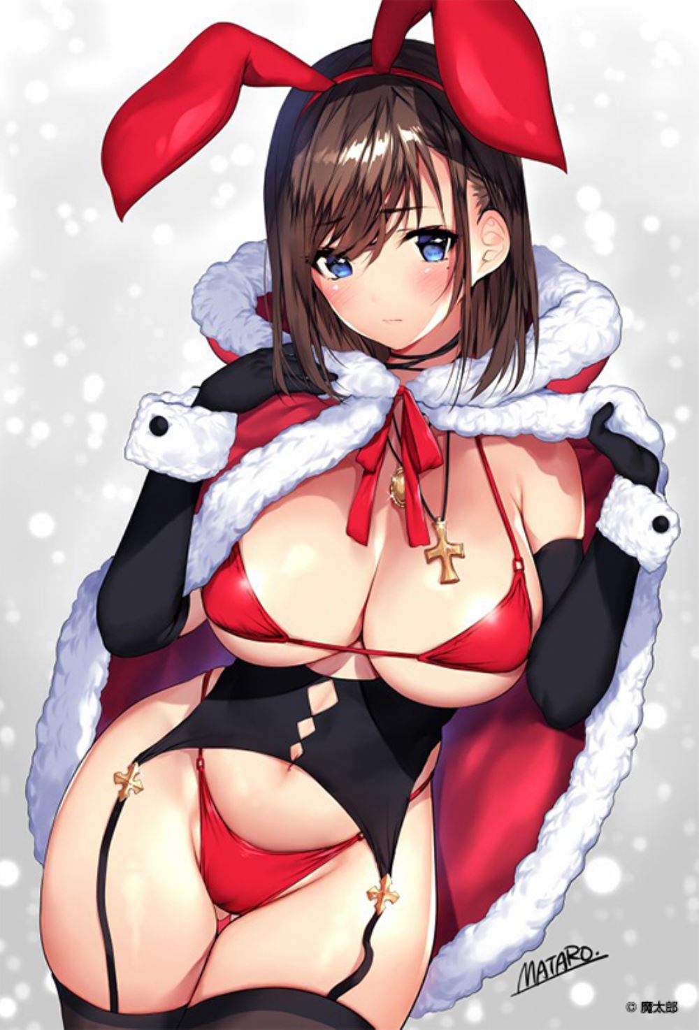 Mataro Original Character - Christmas Bunny 1/6 (Pink Cat)