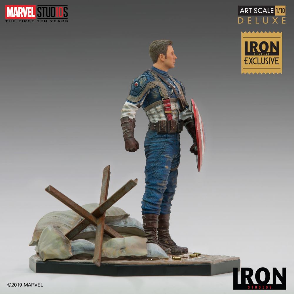Iron Studios: Captain America The First Avenger Art Scale 1/10 - MCU 10 Years CCXP 2019 Event Exclusive