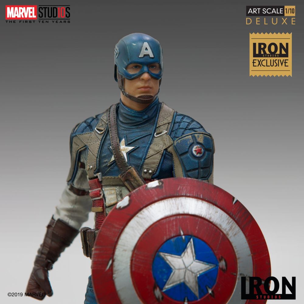 Iron Studios: Captain America The First Avenger Art Scale 1/10 - MCU 10 Years CCXP 2019 Event Exclusive
