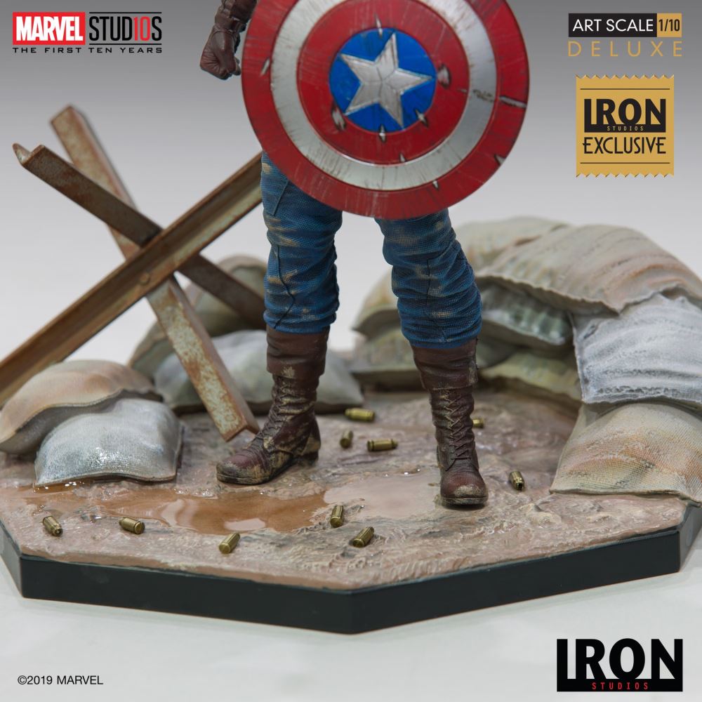Iron Studios: Captain America The First Avenger Art Scale 1/10 - MCU 10 Years CCXP 2019 Event Exclusive