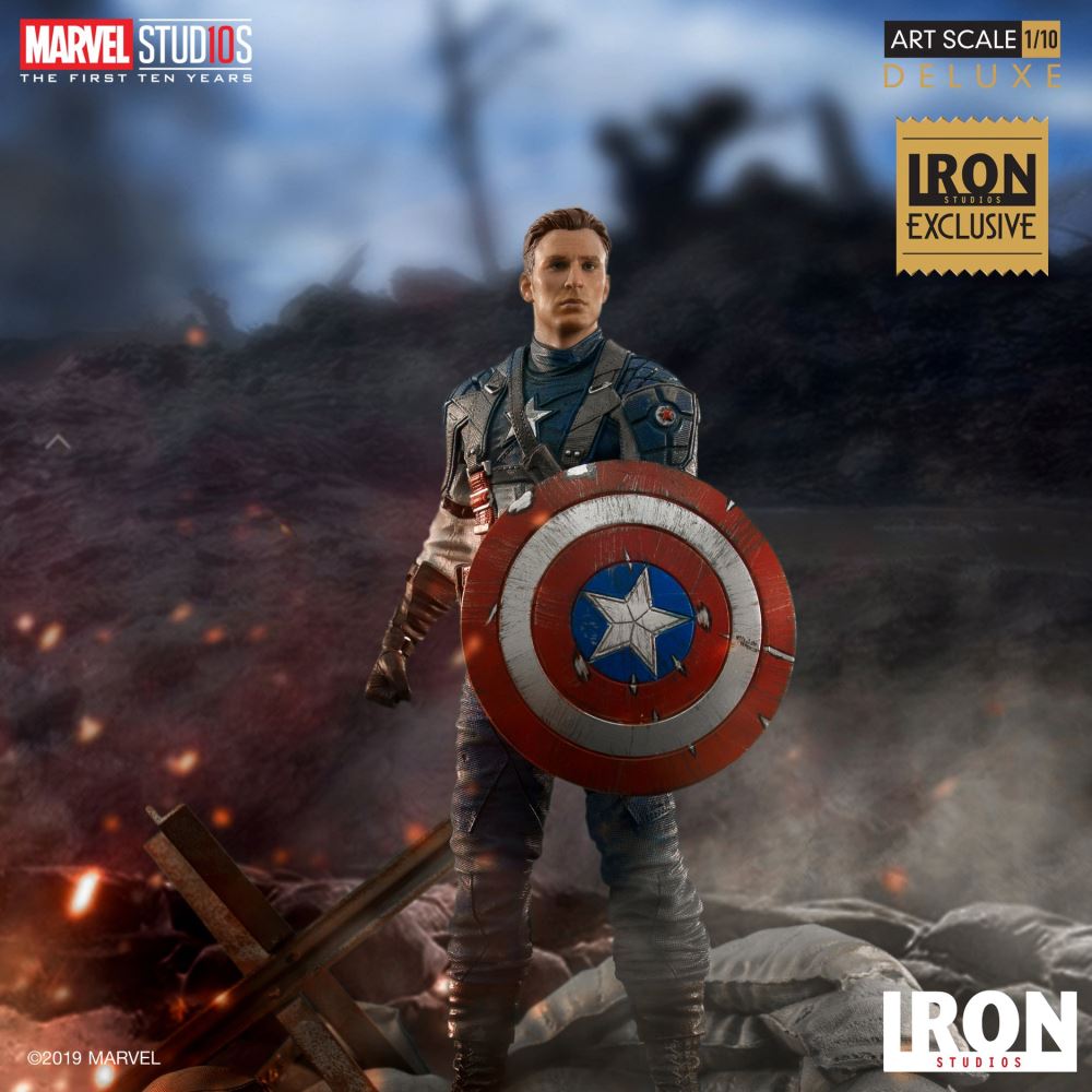 Iron Studios: Captain America The First Avenger Art Scale 1/10 - MCU 10 Years CCXP 2019 Event Exclusive