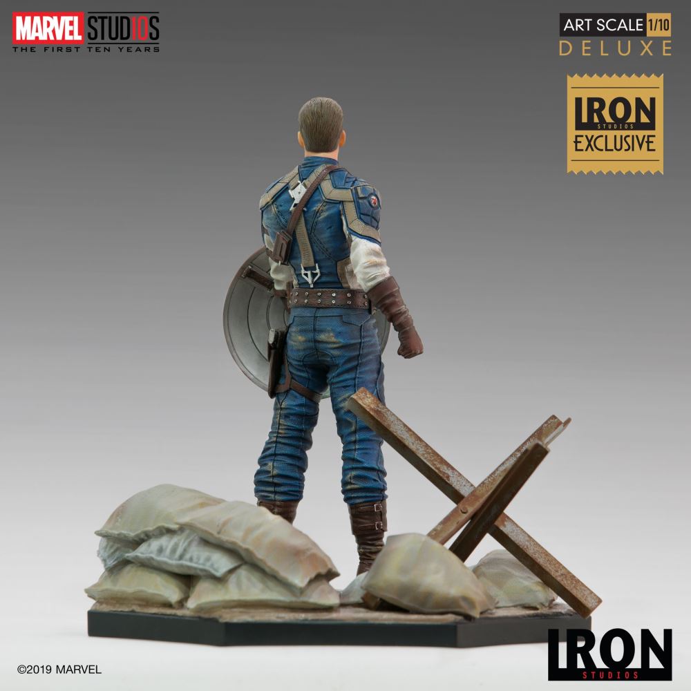 Iron Studios: Captain America The First Avenger Art Scale 1/10 - MCU 10 Years CCXP 2019 Event Exclusive