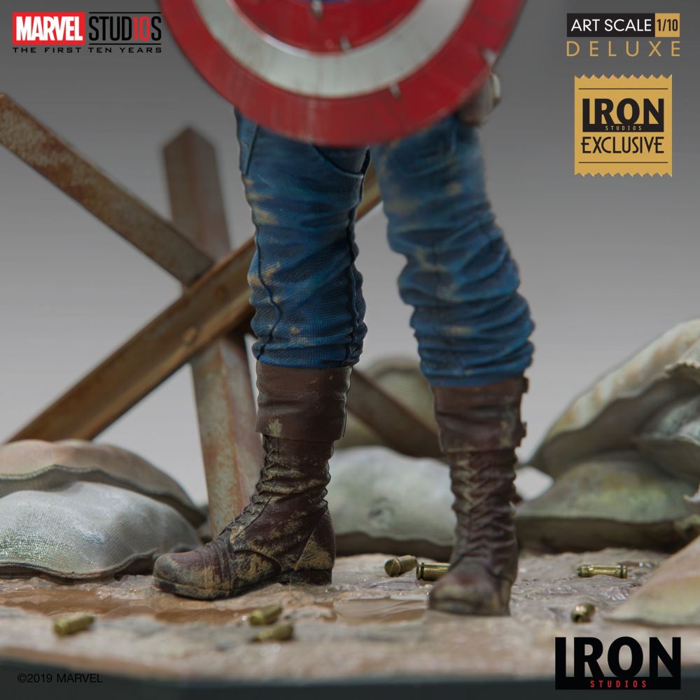 Iron Studios: Captain America The First Avenger Art Scale 1/10 - MCU 10 Years CCXP 2019 Event Exclusive