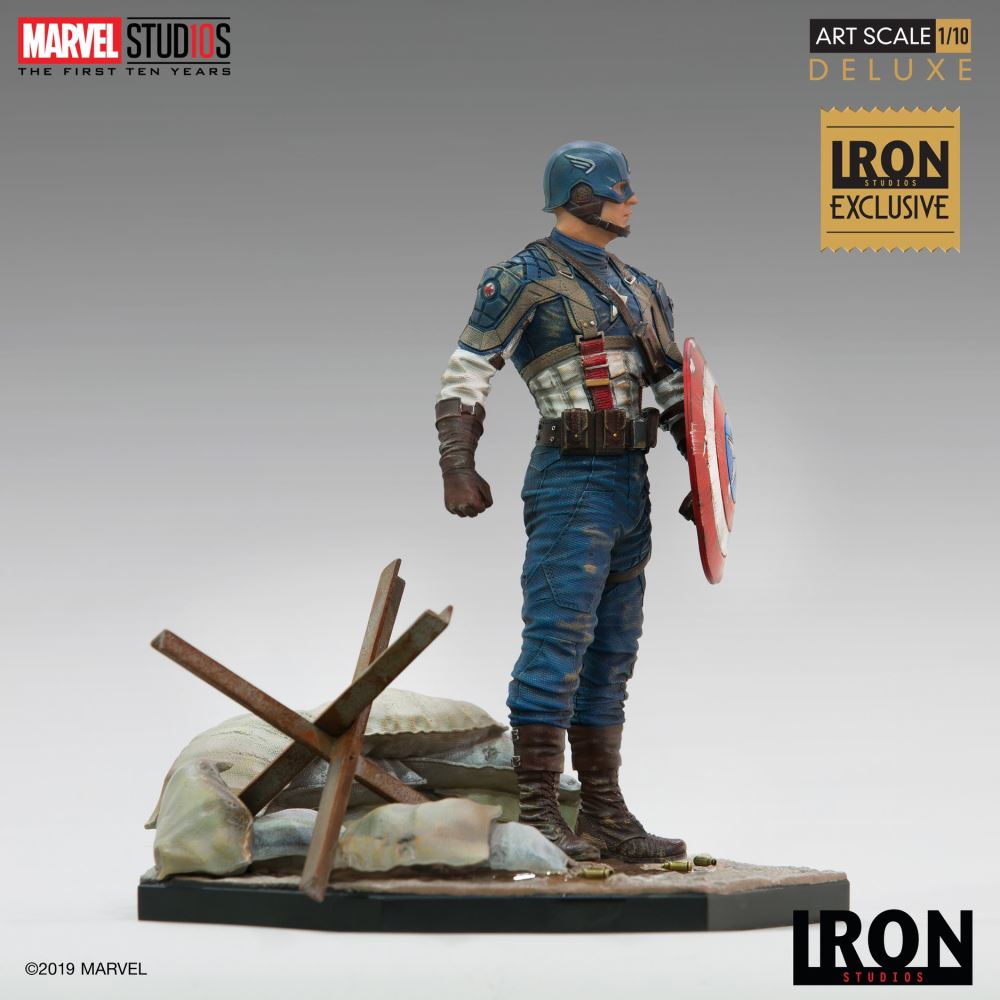 Iron Studios: Captain America The First Avenger Art Scale 1/10 - MCU 10 Years CCXP 2019 Event Exclusive