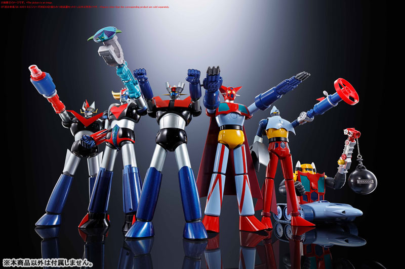 BANDAI SPIRITS : Soul of Chogokin GX-XX01 D.C. Series Compatible XX Plan Secret Super Weapon Set 01