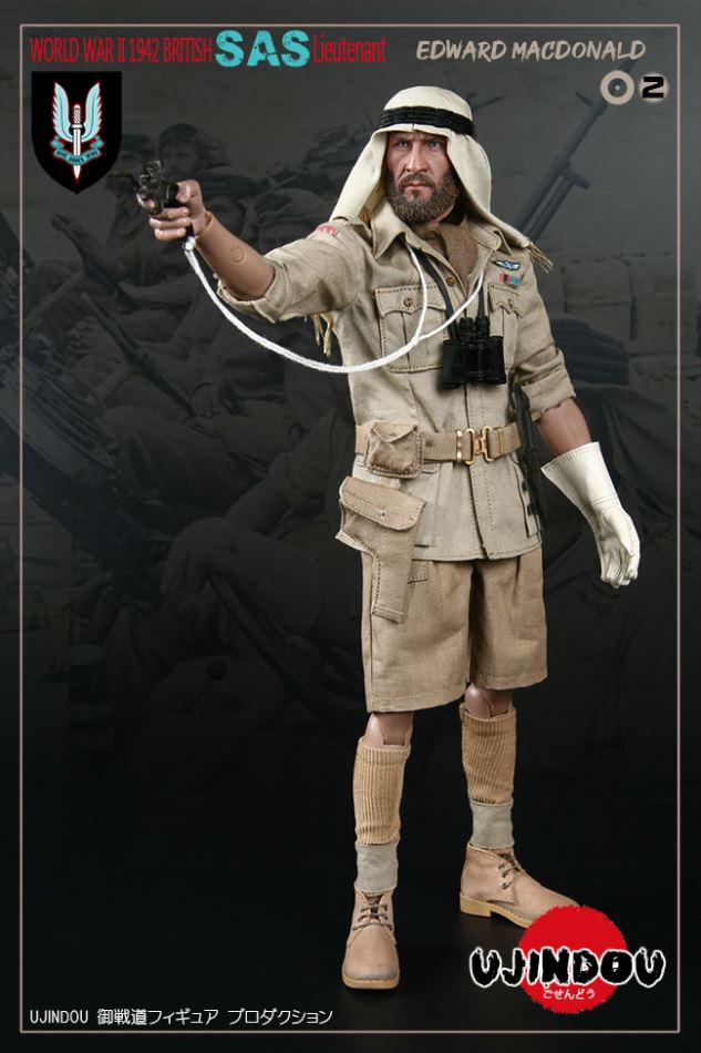 UJINDOU 1/6 World War II-Lieutenant Edward McDonald 1942