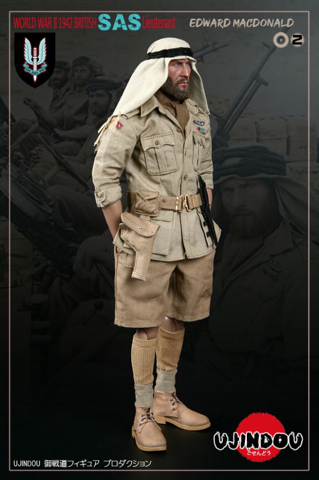 UJINDOU 1/6 World War II-Lieutenant Edward McDonald 1942