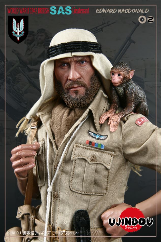 UJINDOU 1/6 World War II-Lieutenant Edward McDonald 1942