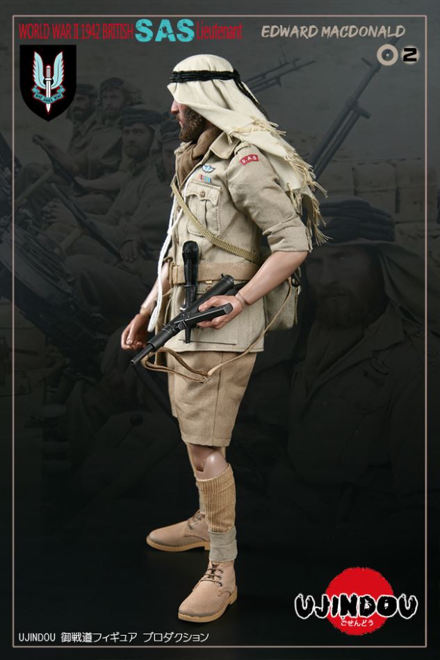 UJINDOU 1/6 World War II-Lieutenant Edward McDonald 1942
