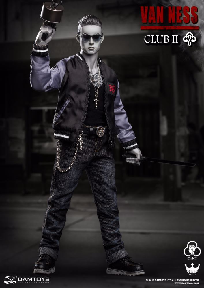 DAMTOYS : 1/6 Gangster Kingdom Wu Jianhao Van Ness [Limited Gray Special Edition] GK017S