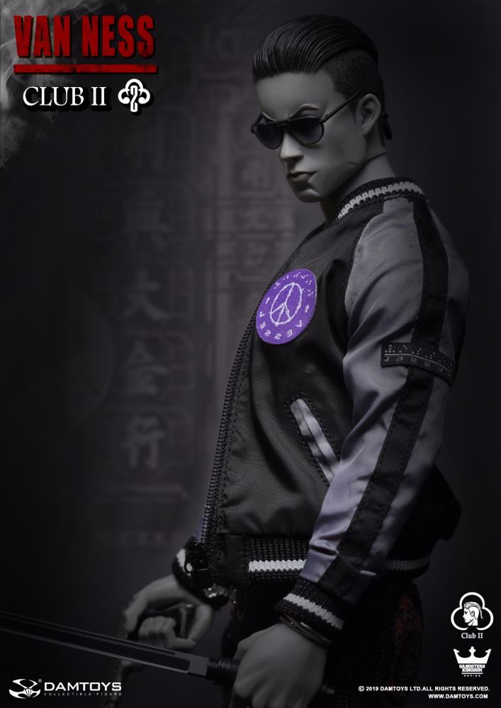 DAMTOYS : 1/6 Gangster Kingdom Wu Jianhao Van Ness [Limited Gray Special Edition] GK017S