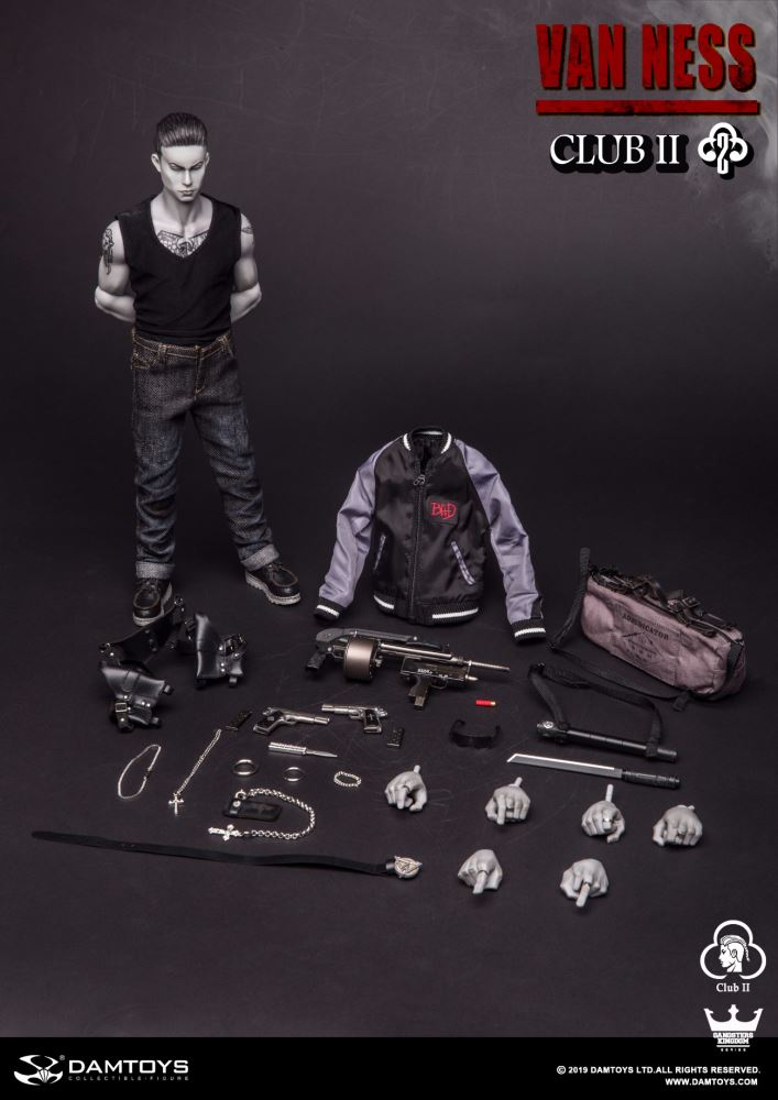DAMTOYS : 1/6 Gangster Kingdom Wu Jianhao Van Ness [Limited Gray Special Edition] GK017S