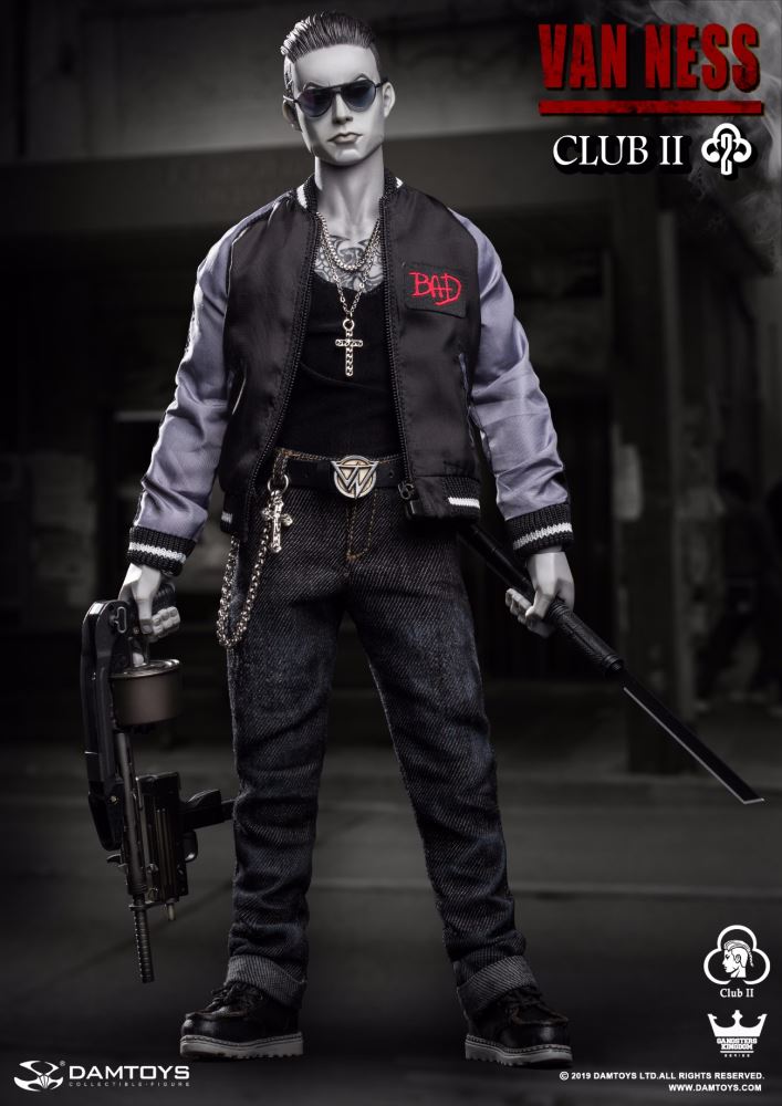 DAMTOYS : 1/6 Gangster Kingdom Wu Jianhao Van Ness [Limited Gray Special Edition] GK017S