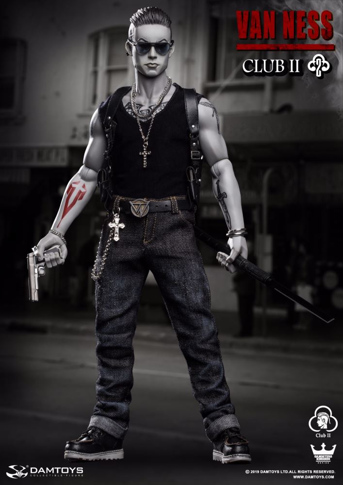 DAMTOYS : 1/6 Gangster Kingdom Wu Jianhao Van Ness [Limited Gray Special Edition] GK017S