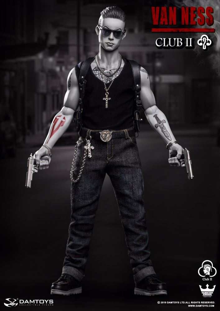 DAMTOYS : 1/6 Gangster Kingdom Wu Jianhao Van Ness [Limited Gray Special Edition] GK017S