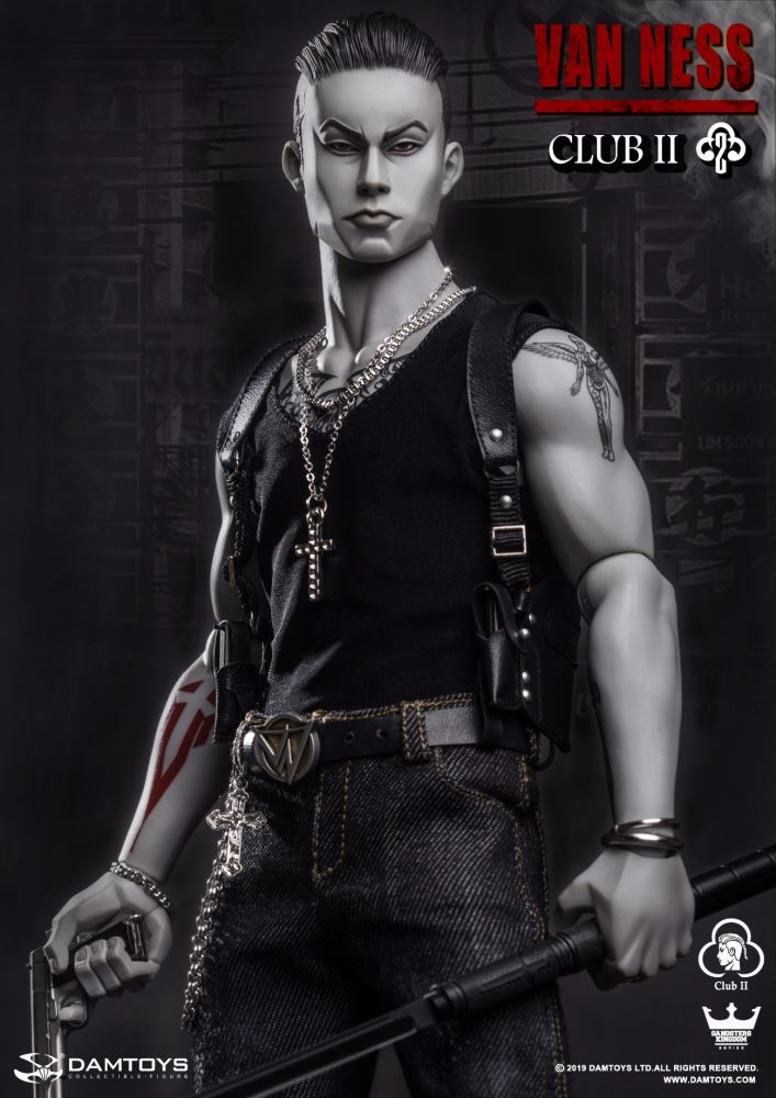 DAMTOYS : 1/6 Gangster Kingdom Wu Jianhao Van Ness [Limited Gray Special Edition] GK017S