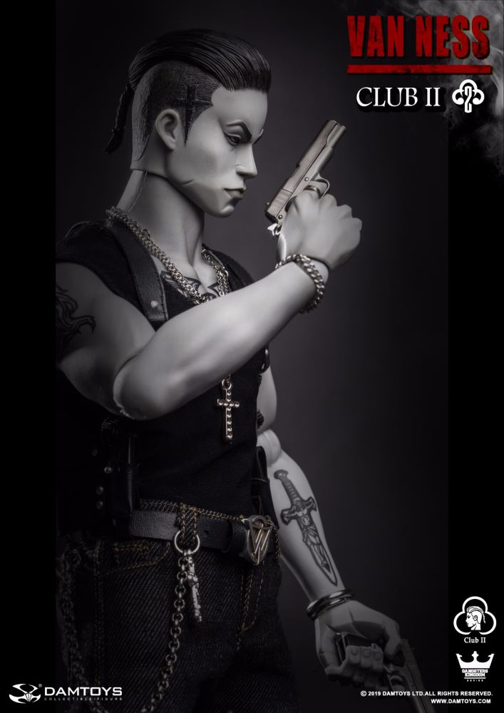 DAMTOYS : 1/6 Gangster Kingdom Wu Jianhao Van Ness [Limited Gray Special Edition] GK017S