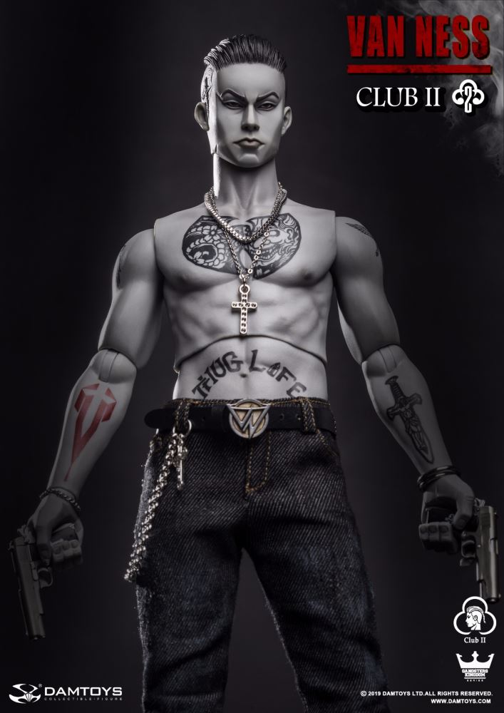 DAMTOYS : 1/6 Gangster Kingdom Wu Jianhao Van Ness [Limited Gray Special Edition] GK017S