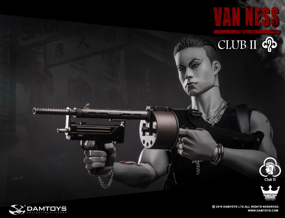 DAMTOYS : 1/6 Gangster Kingdom Wu Jianhao Van Ness [Limited Gray Special Edition] GK017S