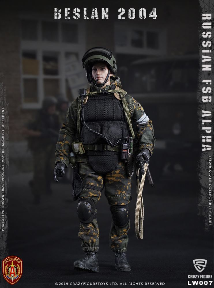 Crazy Figure 1/12 Russian Special Forces Alpha Heavy Shield Hand