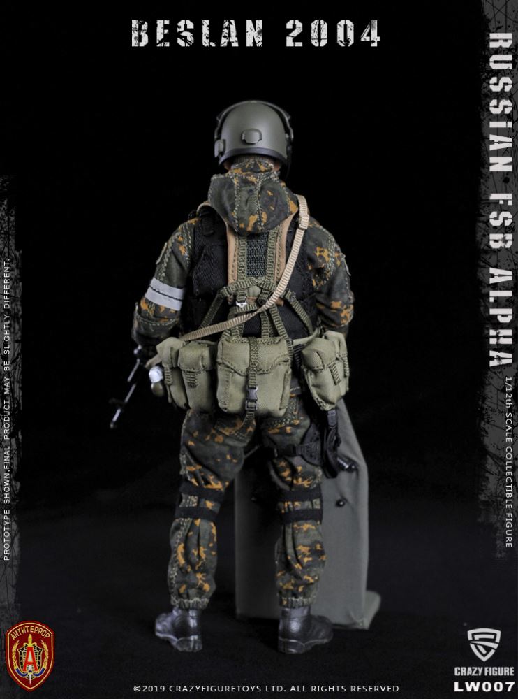 Crazy Figure 1/12 Russian Special Forces Alpha Heavy Shield Hand