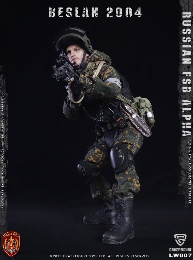 Crazy Figure 1/12 Russian Special Forces Alpha Heavy Shield Hand