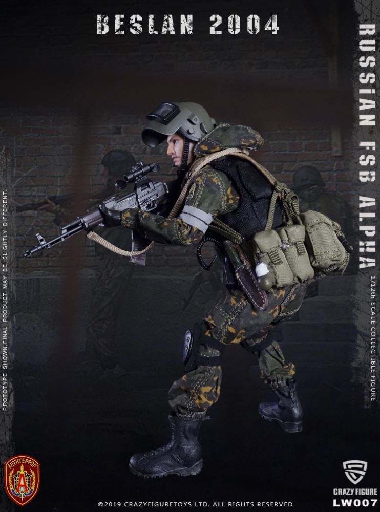Crazy Figure 1/12 Russian Special Forces Alpha Heavy Shield Hand