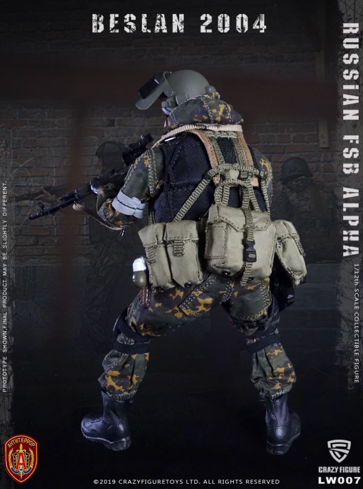 Crazy Figure 1/12 Russian Special Forces Alpha Heavy Shield Hand