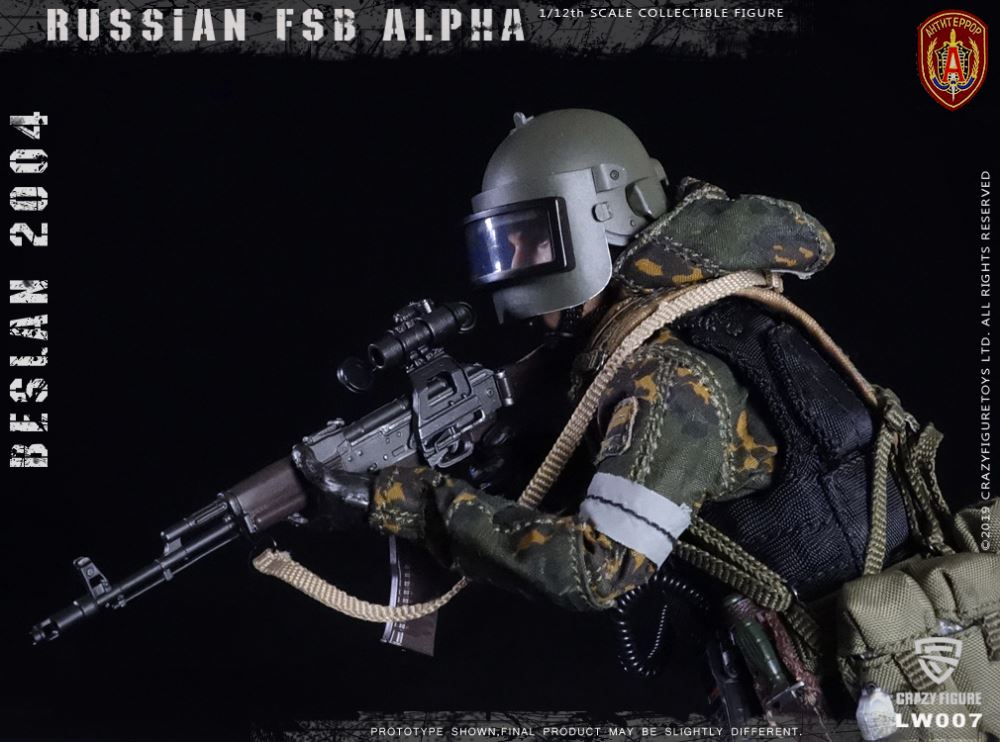 Crazy Figure 1/12 Russian Special Forces Alpha Heavy Shield Hand