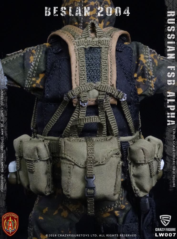Crazy Figure 1/12 Russian Special Forces Alpha Heavy Shield Hand