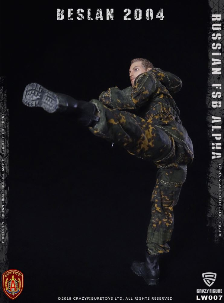 Crazy Figure 1/12 Russian Special Forces Alpha Heavy Shield Hand