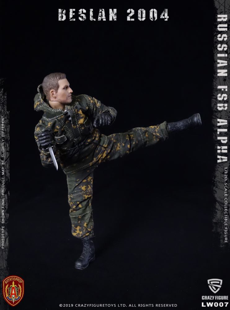 Crazy Figure 1/12 Russian Special Forces Alpha Heavy Shield Hand