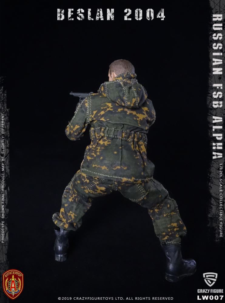 Crazy Figure 1/12 Russian Special Forces Alpha Heavy Shield Hand