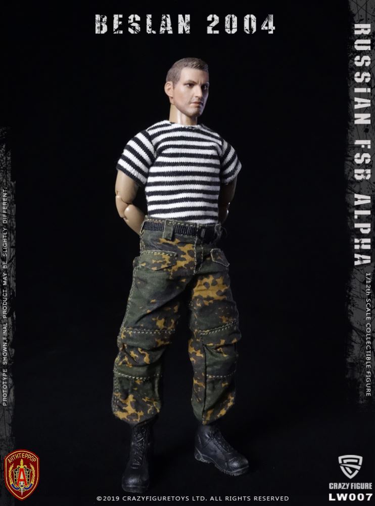 Crazy Figure 1/12 Russian Special Forces Alpha Heavy Shield Hand