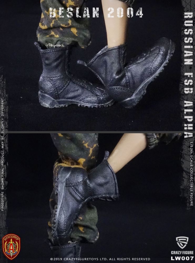 Crazy Figure 1/12 Russian Special Forces Alpha Heavy Shield Hand